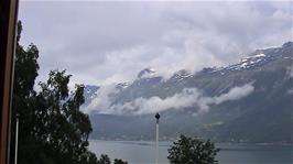 Weather on Sørfjord is much improved by the time we were thinking of leaving